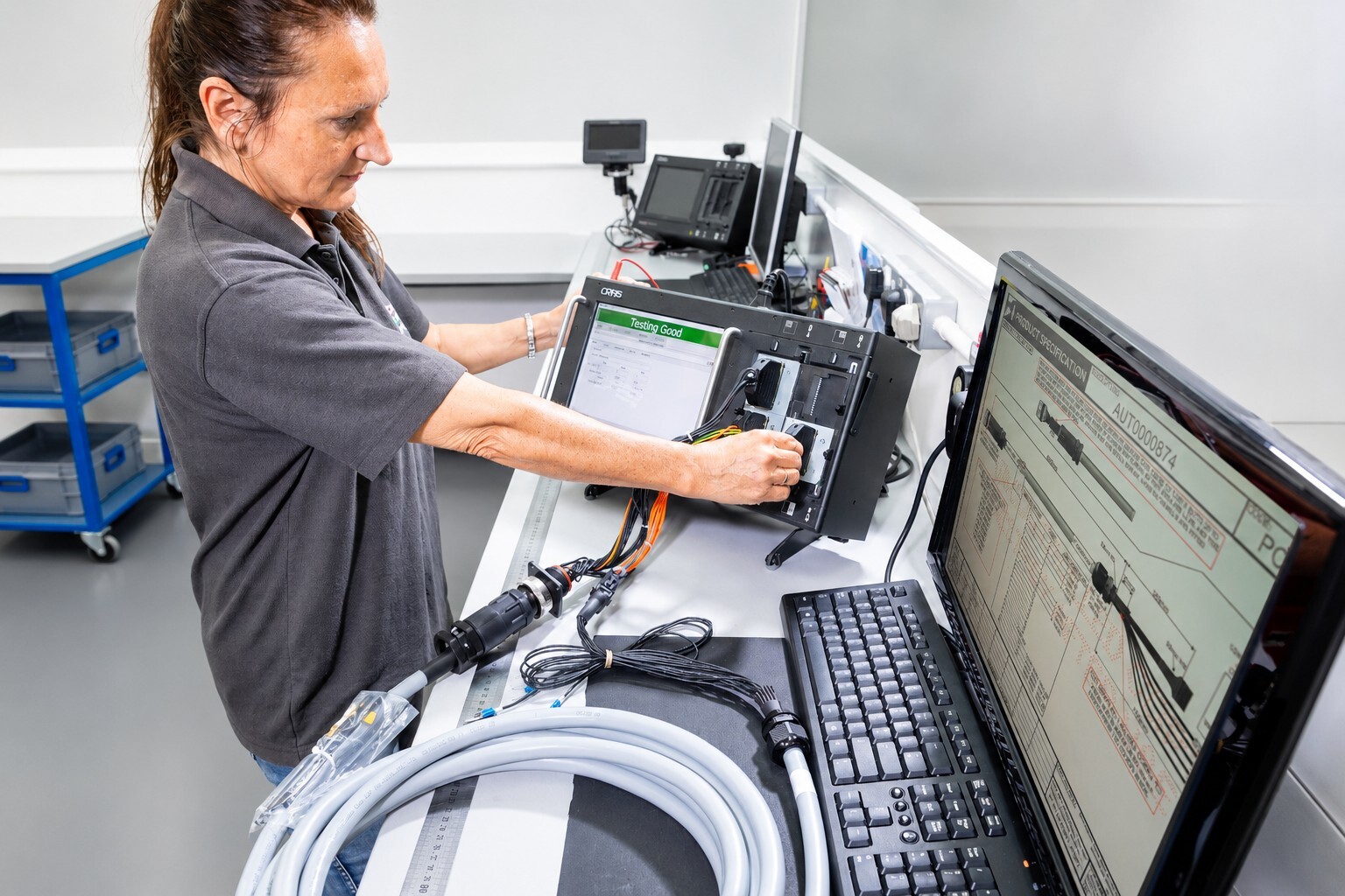 Cable assembly testing and inspection