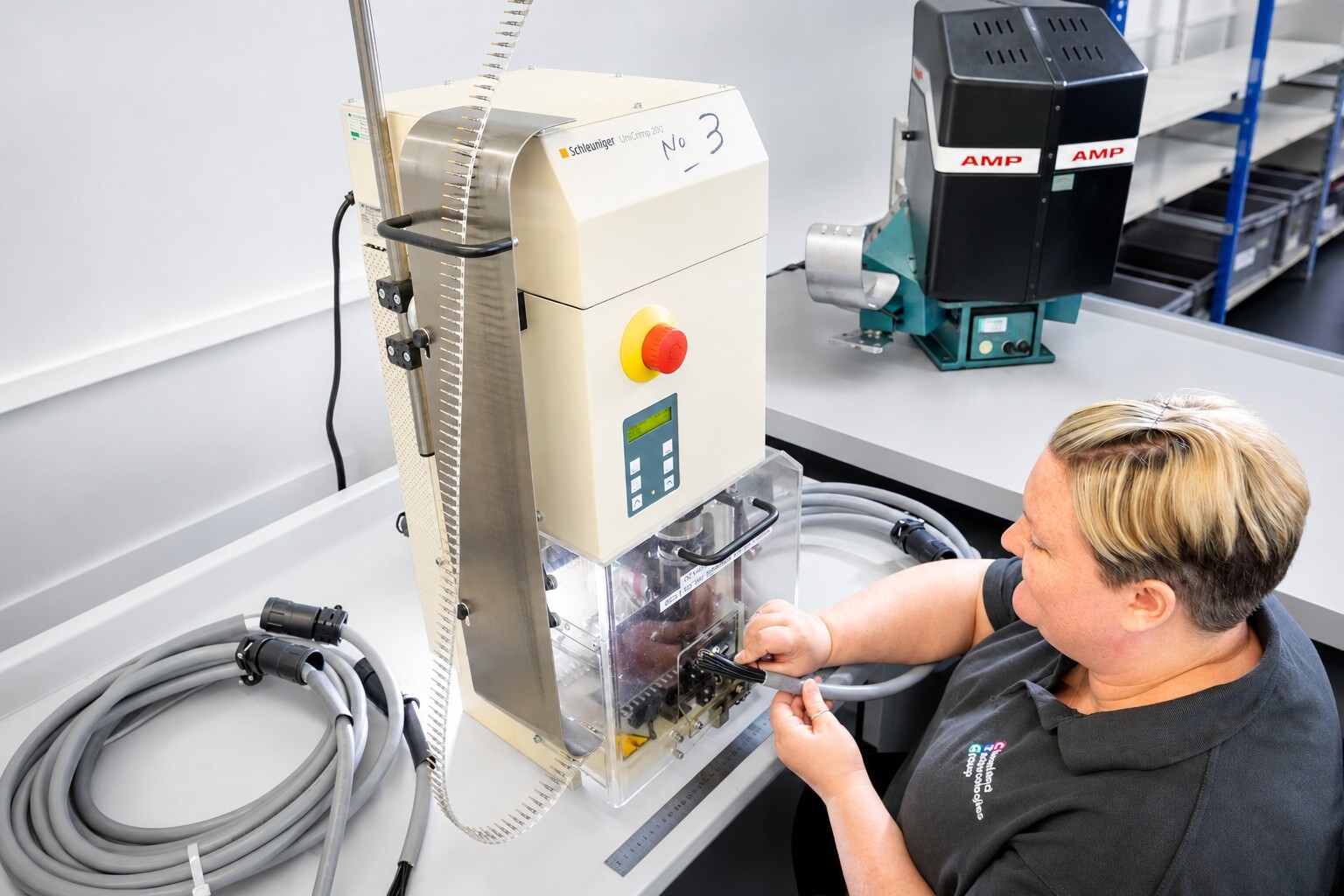 Wire and cable crimp tooling